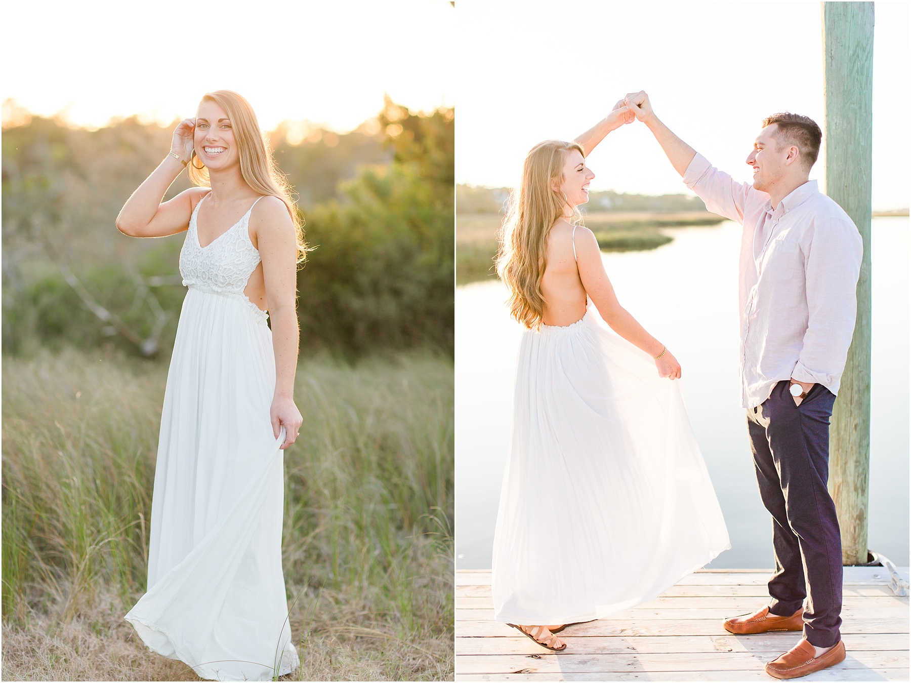 Bald Head Island Engagement Session