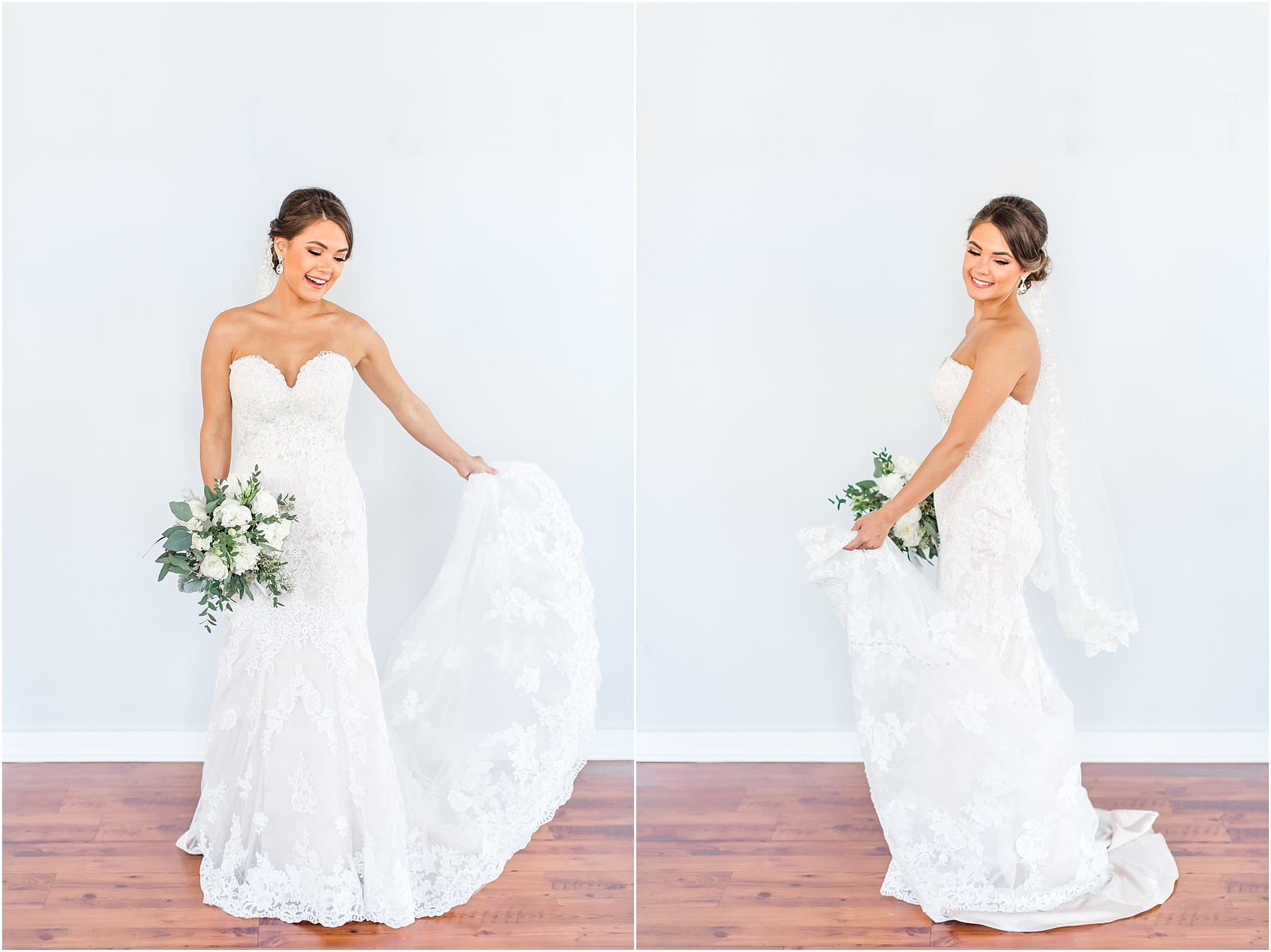 Downtown Wilmington Bridal Portraits