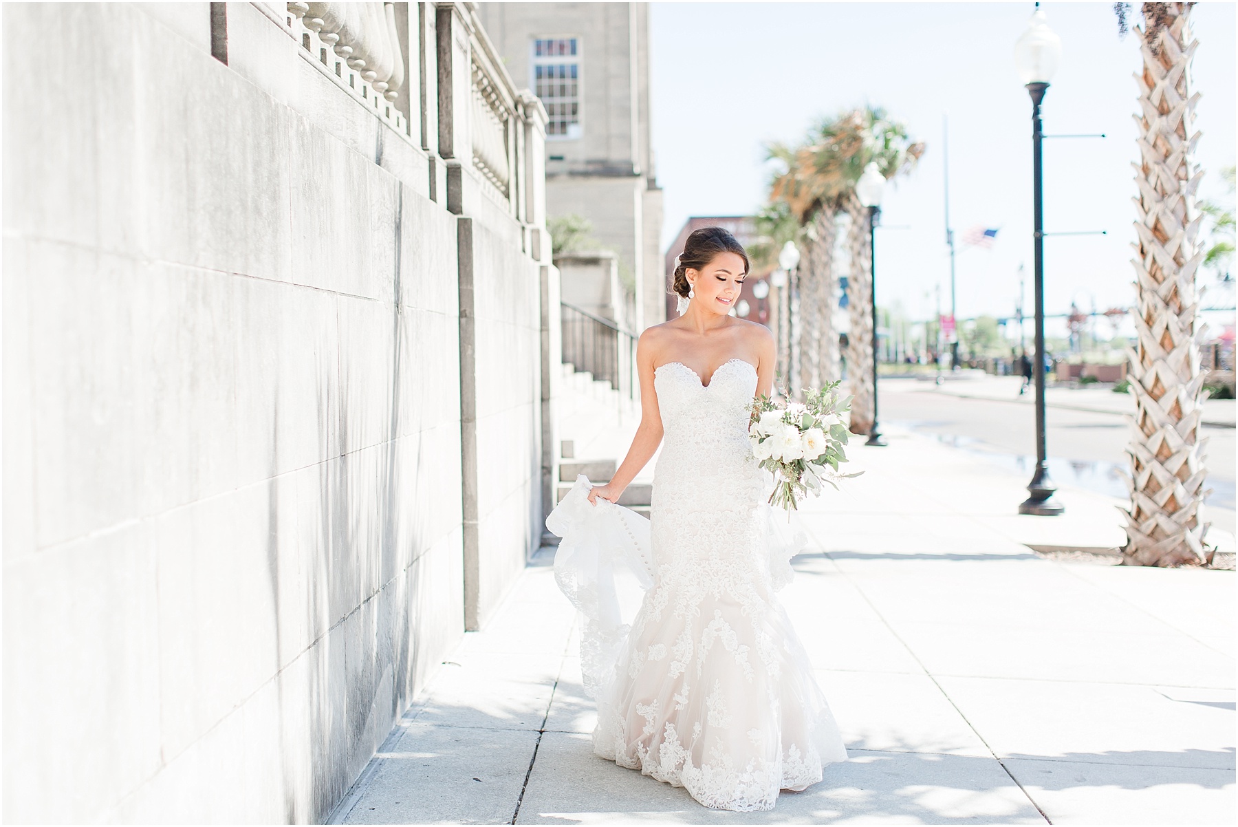 Downtown Wilmington Bridal Portraits