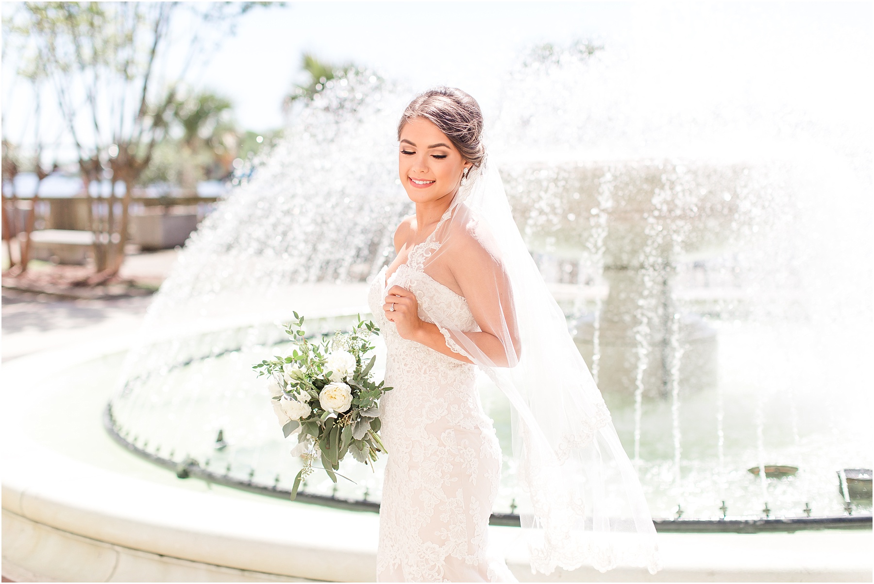 Downtown Wilmington Bridal Portraits