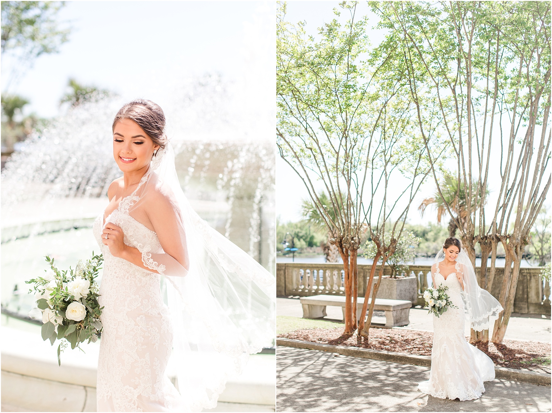 Downtown Wilmington Bridal Portraits