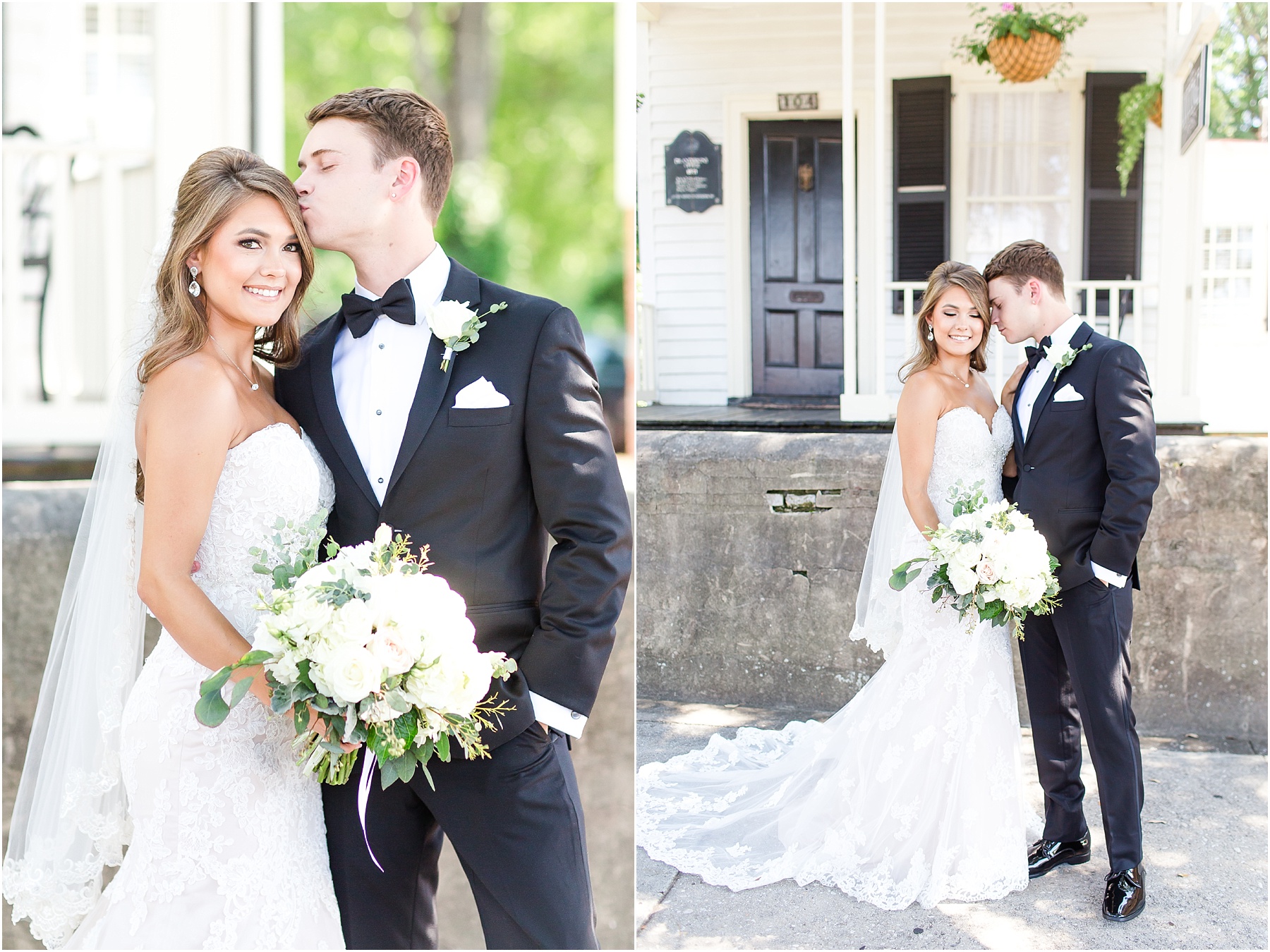 Bakery 105 and The Cottage Bride and Groom First Look