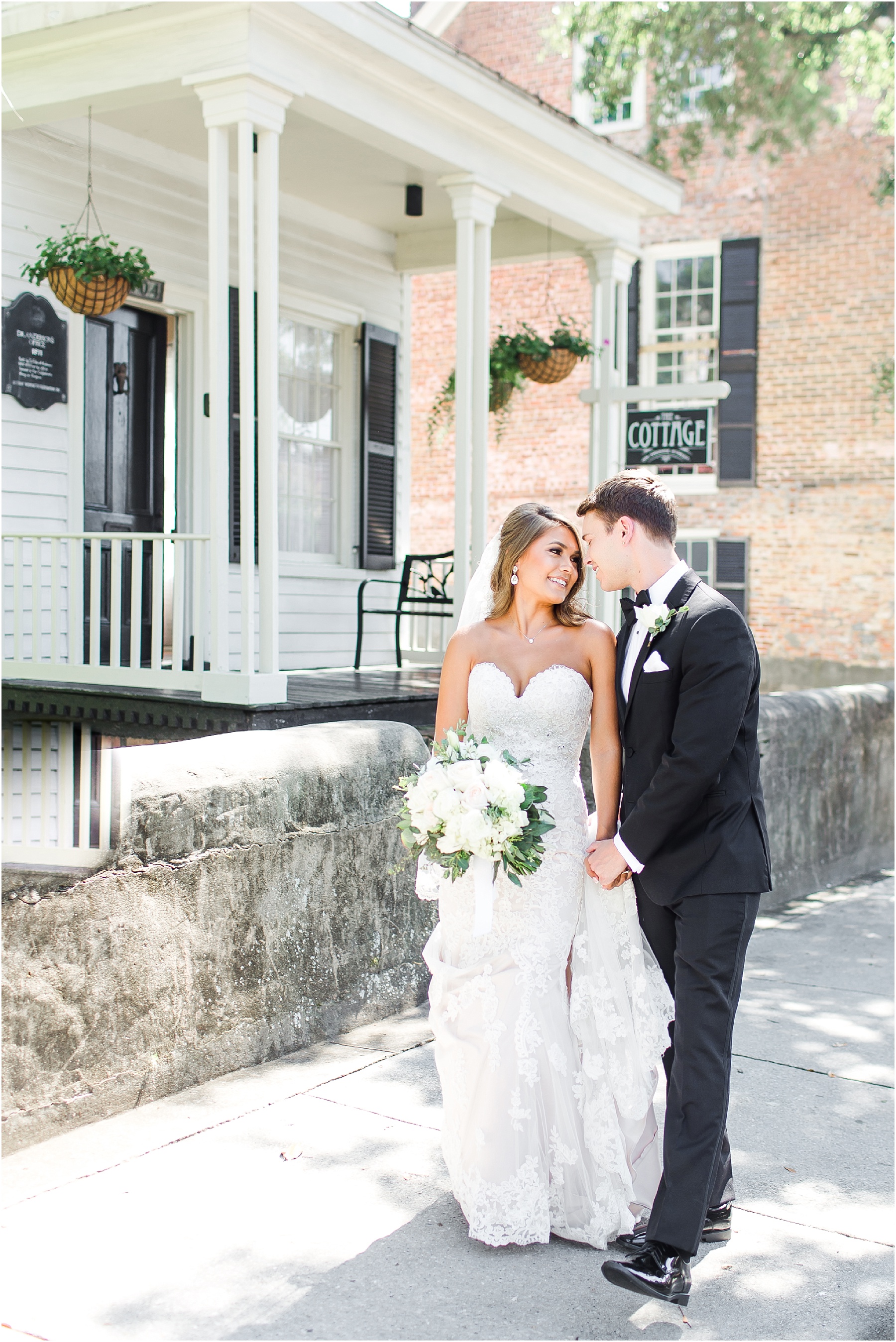 Bakery 105 and The Cottage Bride and Groom First Look