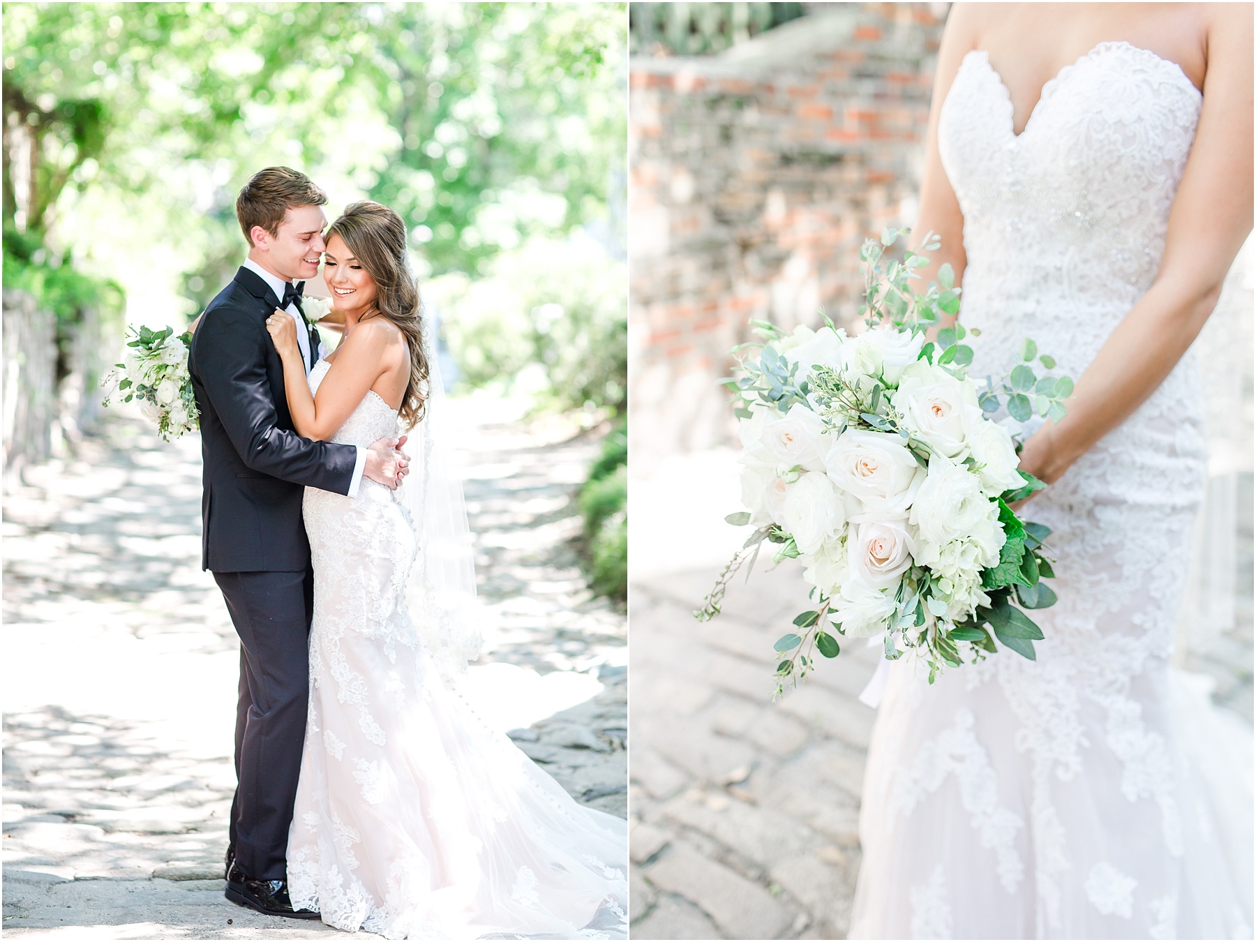 Bakery 105 and The Cottage Bride and Groom First Look