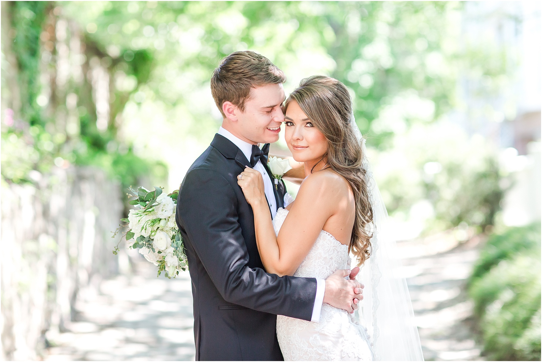 Bakery 105 and The Cottage Bride and Groom First Look