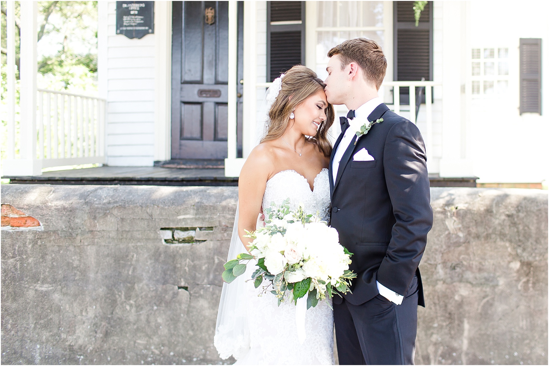 Bakery 105 and The Cottage Bride and Groom First Look