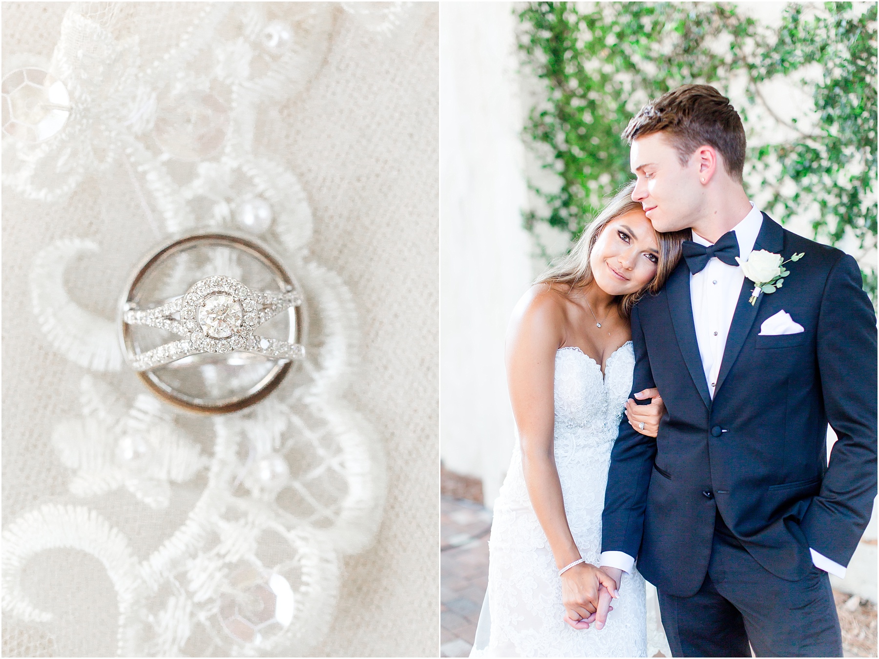 Bakery 105 and The Atrium Downtown Wilmington Wedding Bride and Groom Portraits