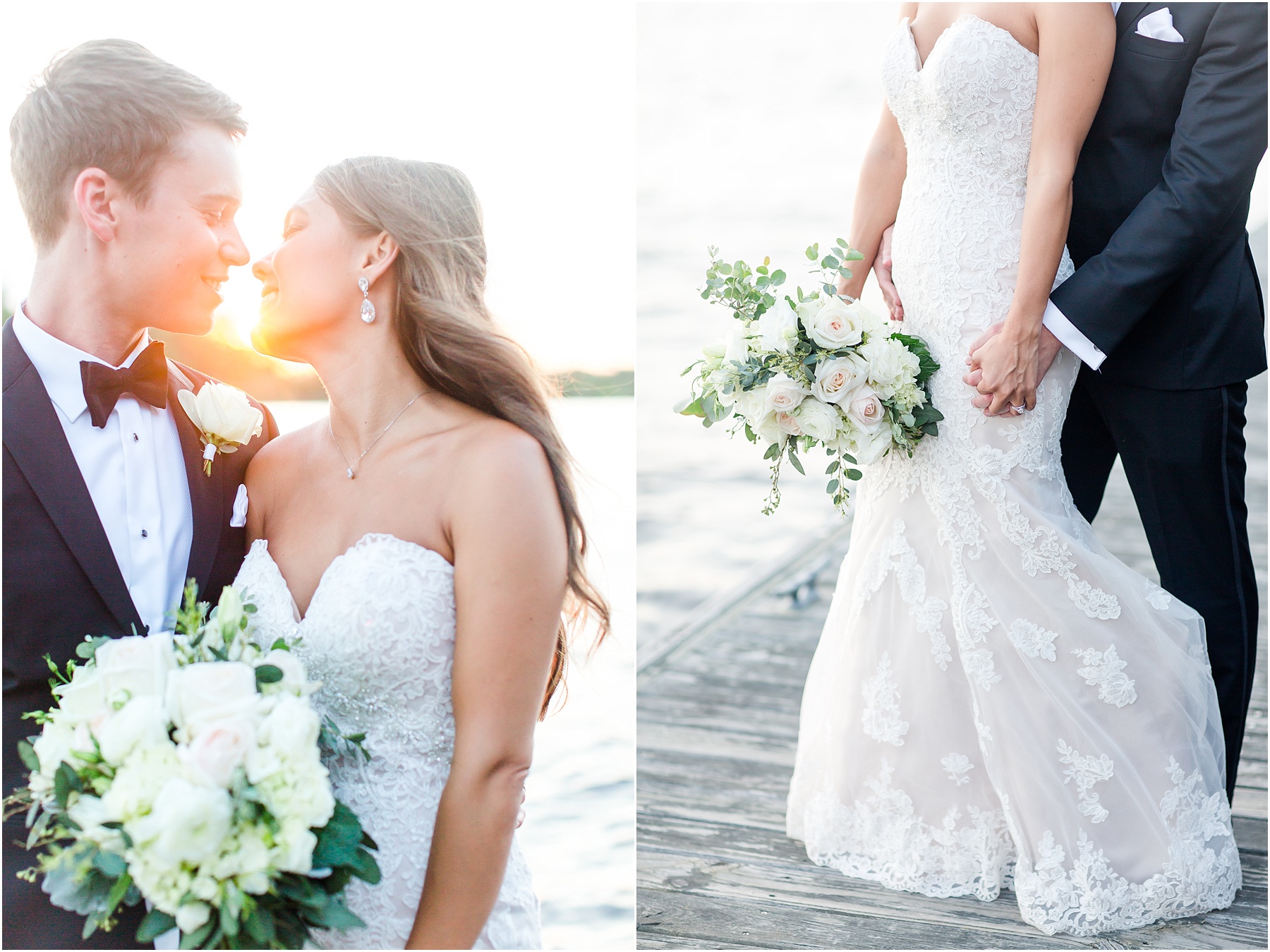 Bakery 105 and The Atrium Downtown Wilmington Wedding Bride and Groom Portraits