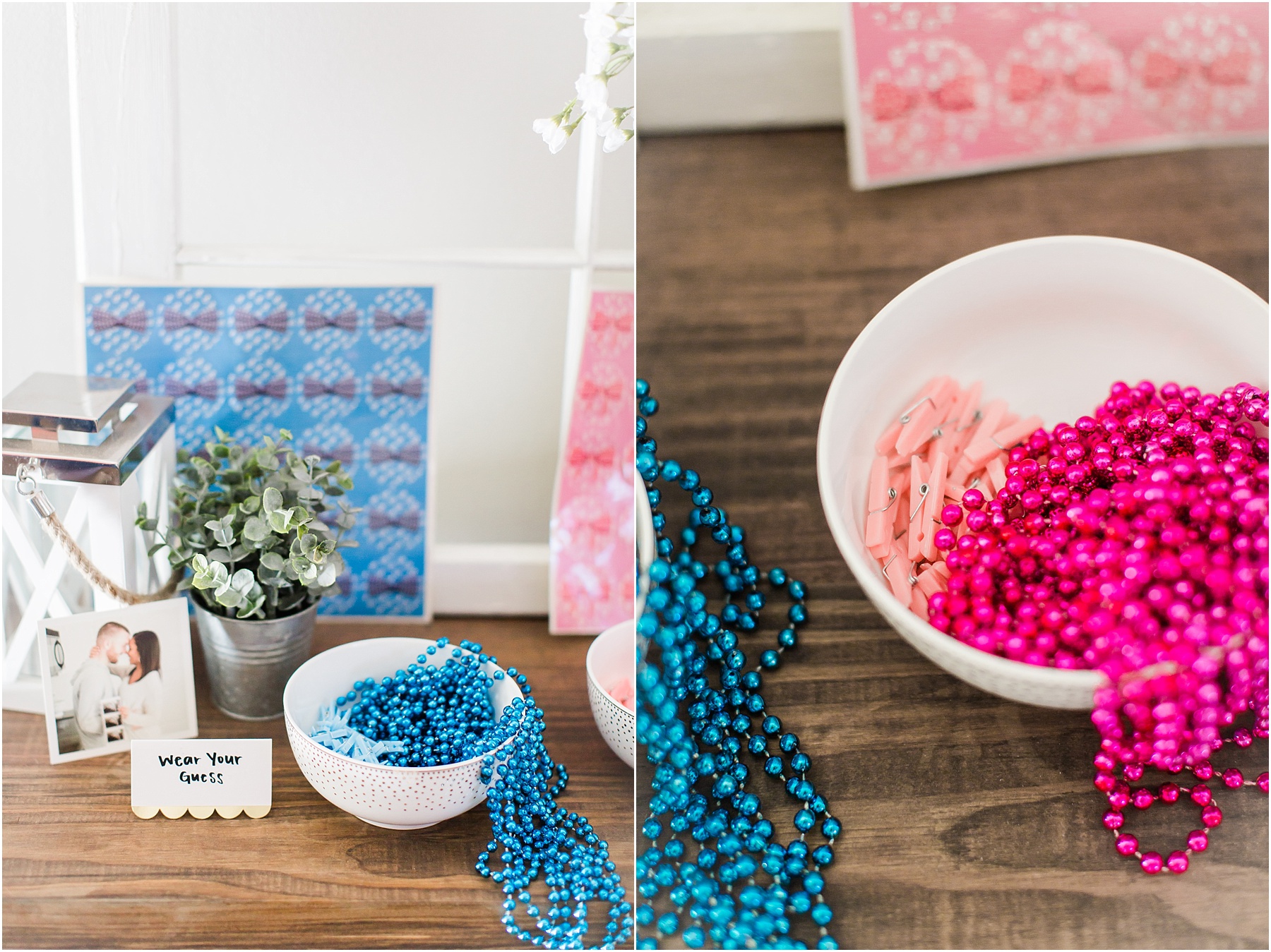 Baby Gender Reveal Party Pink or Blue Decorations