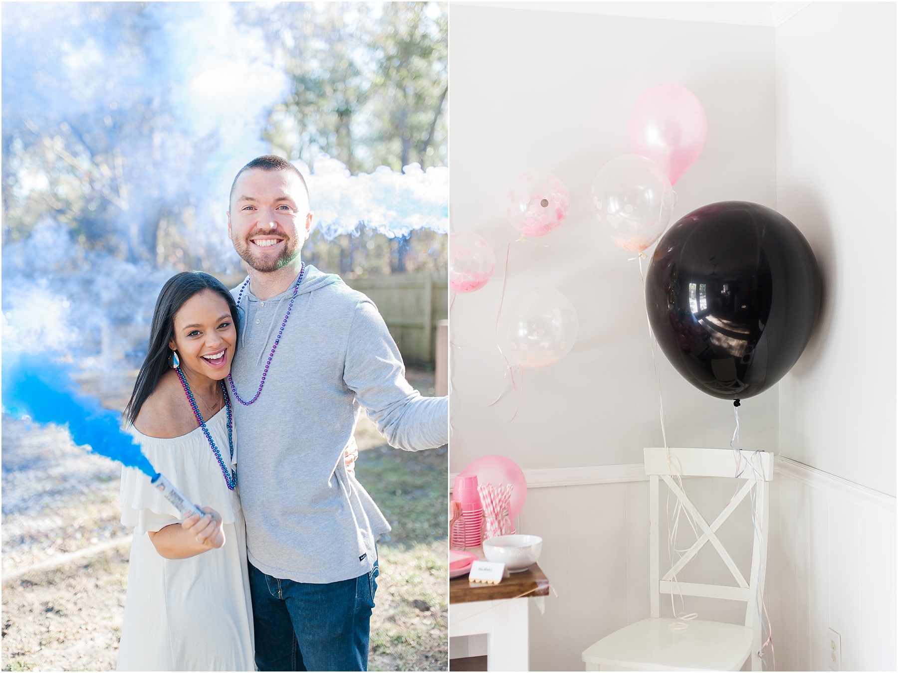 Baby Gender Reveal Party Pink or Blue Decorations