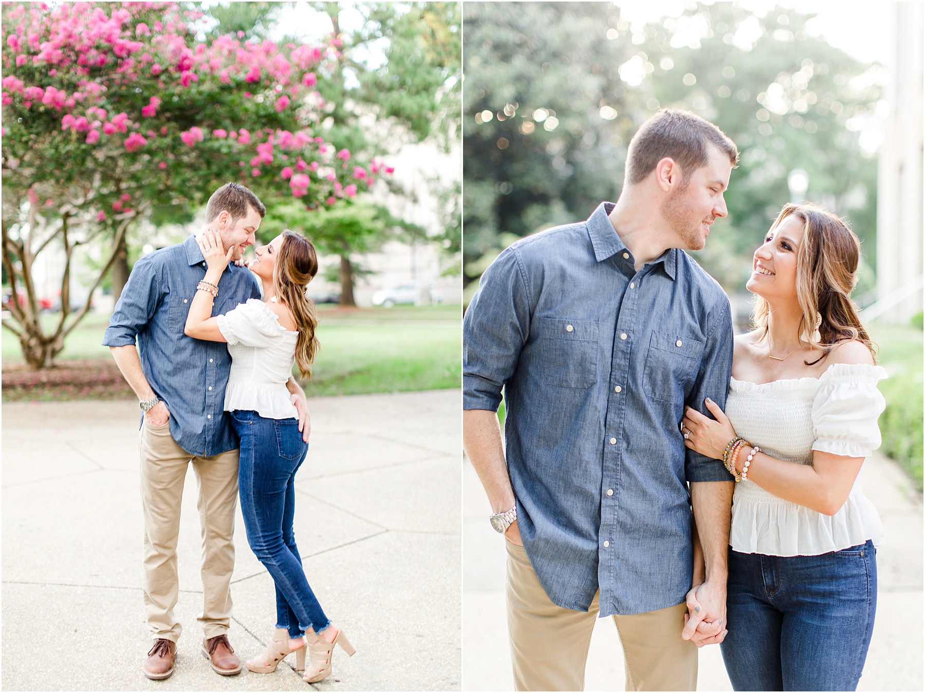 downtown raleigh glass box engagement session