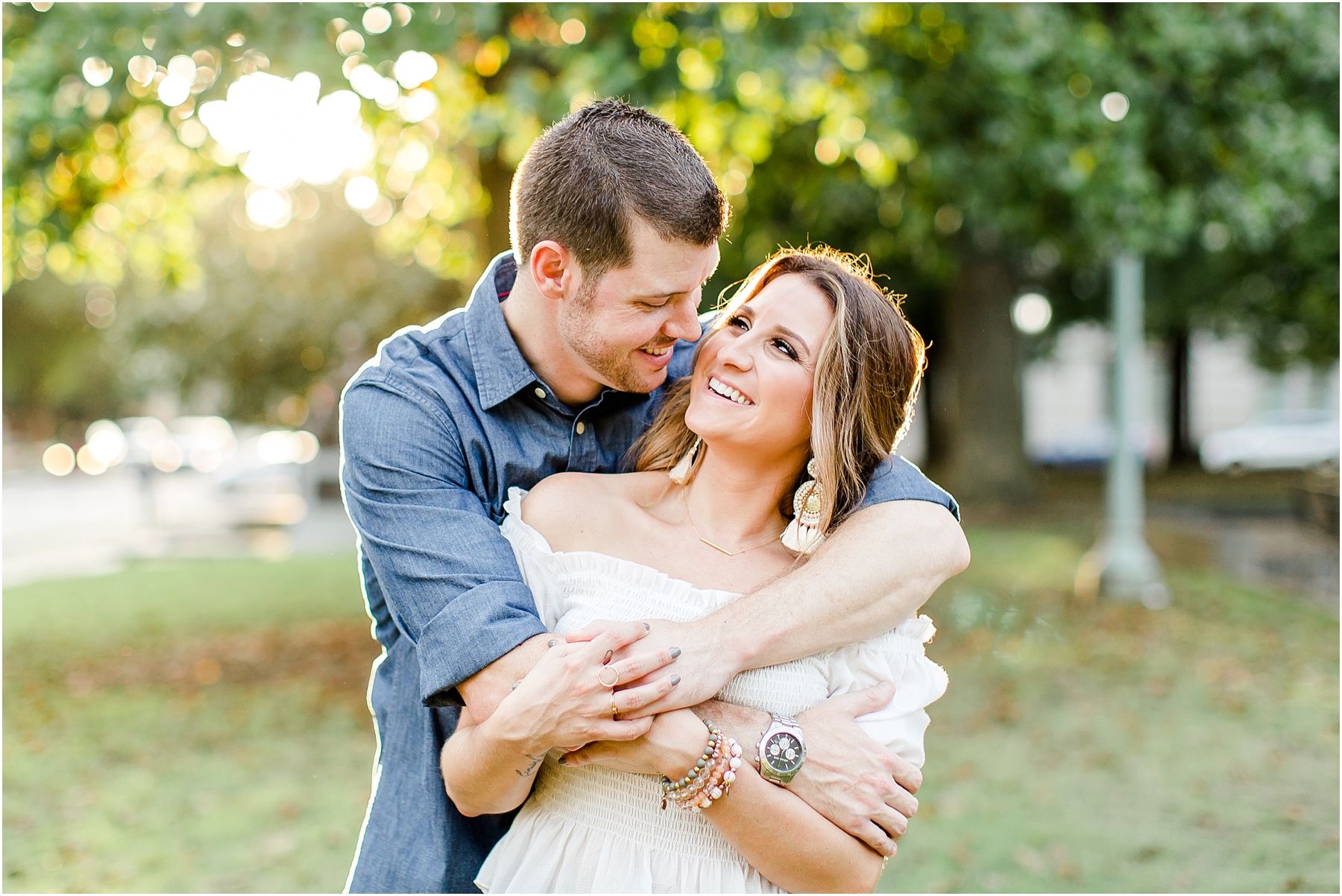 downtown raleigh glass box engagement session