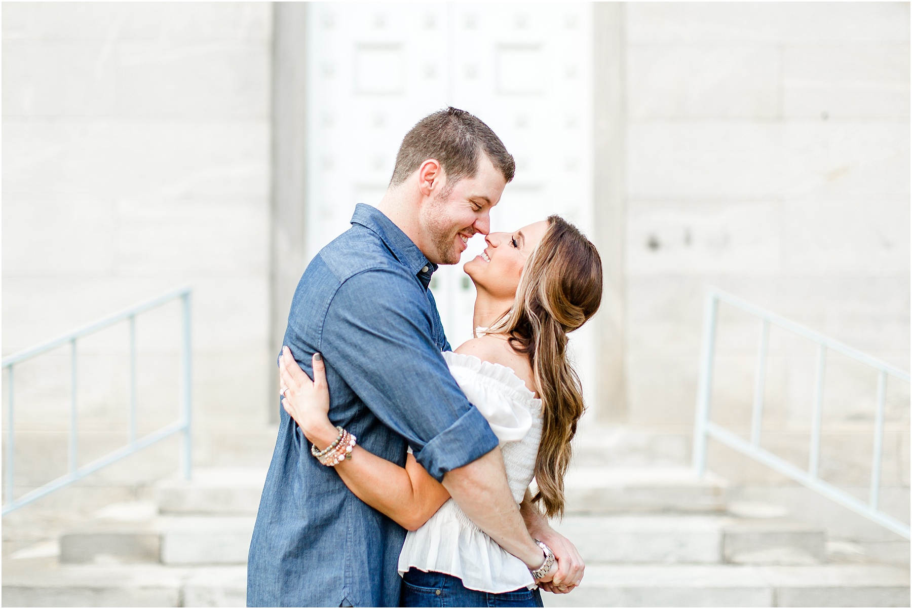 downtown raleigh glass box engagement session