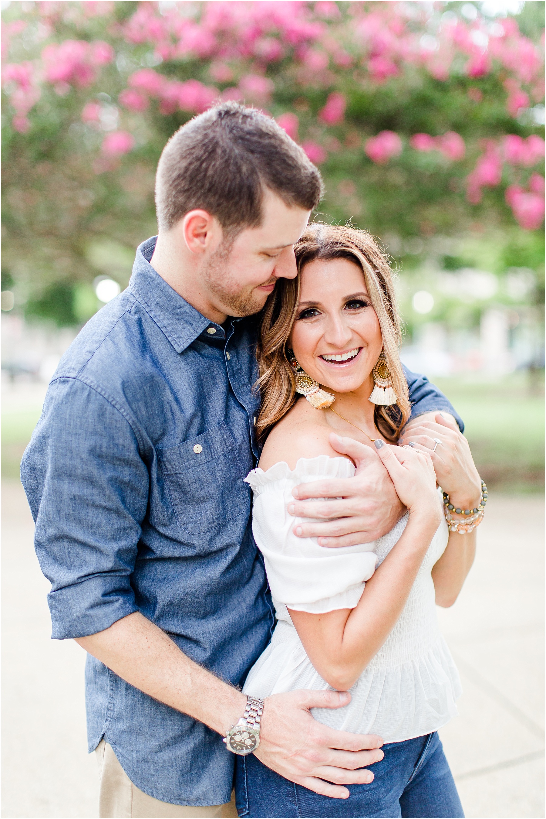 downtown raleigh glass box engagement session