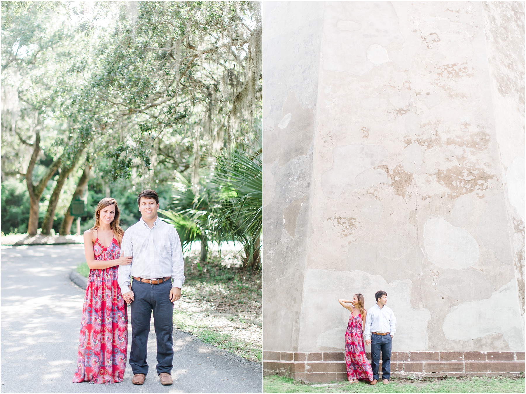 bald head island engagement session