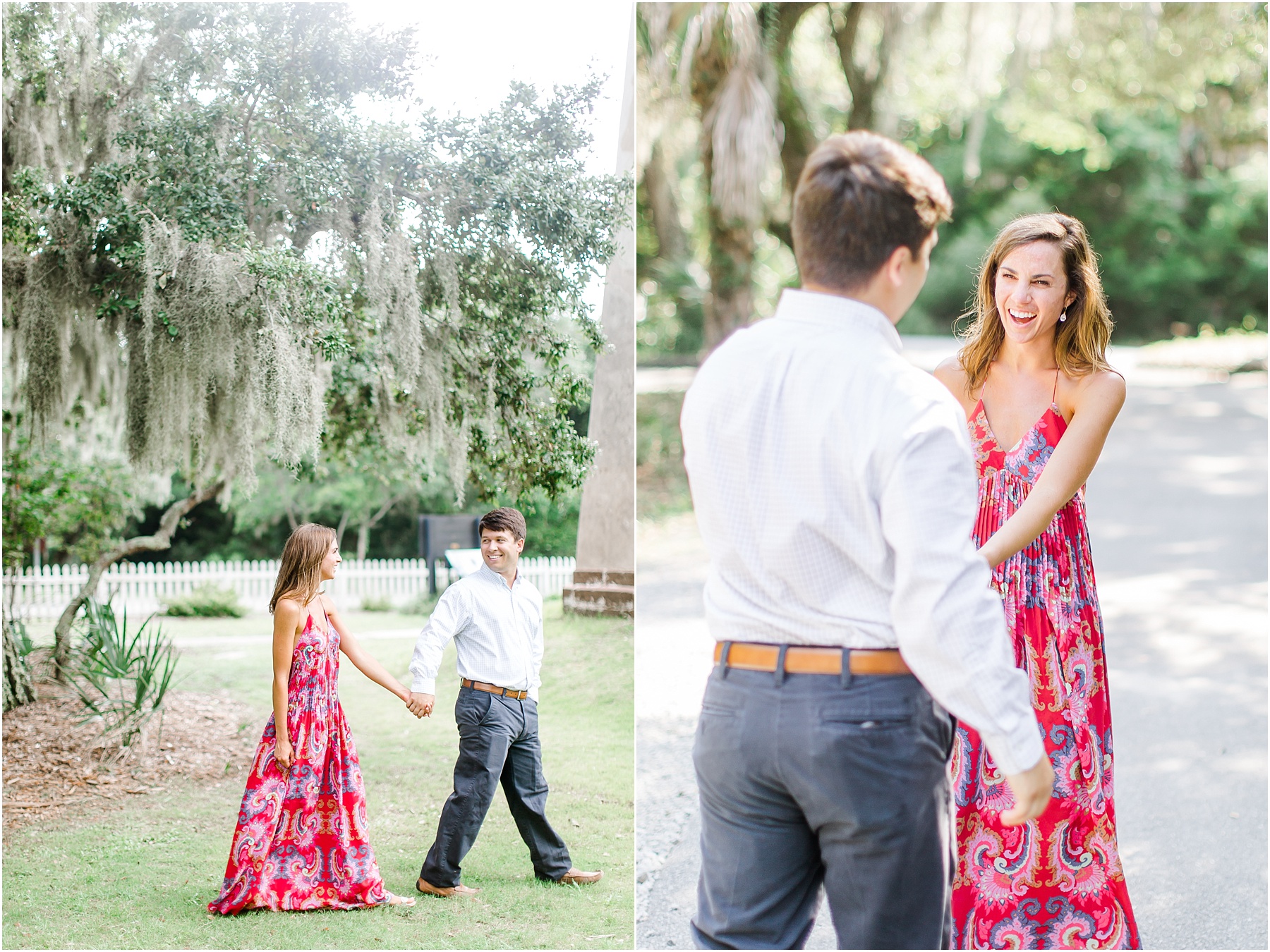 bald head island engagement session