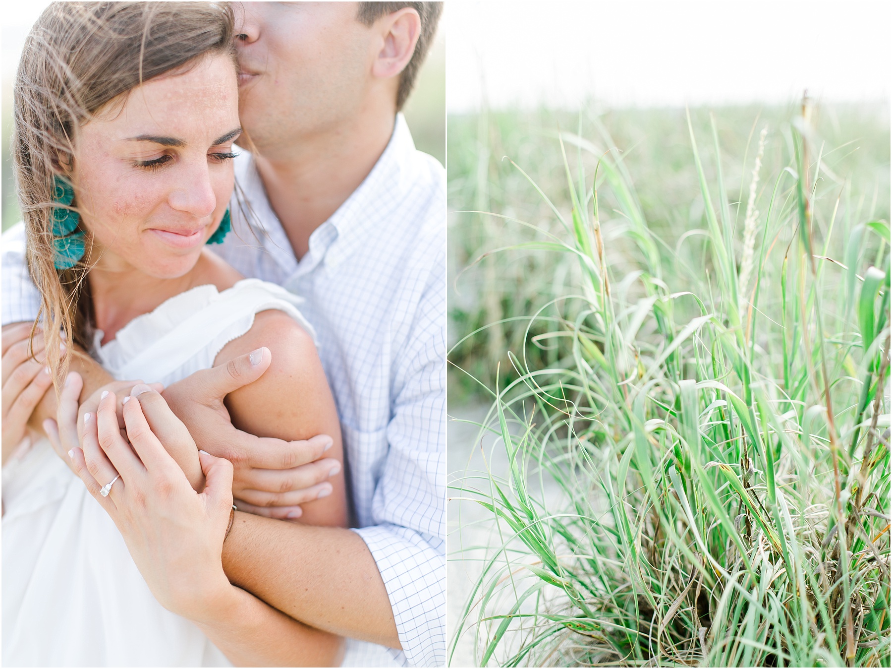 bald head island engagement session