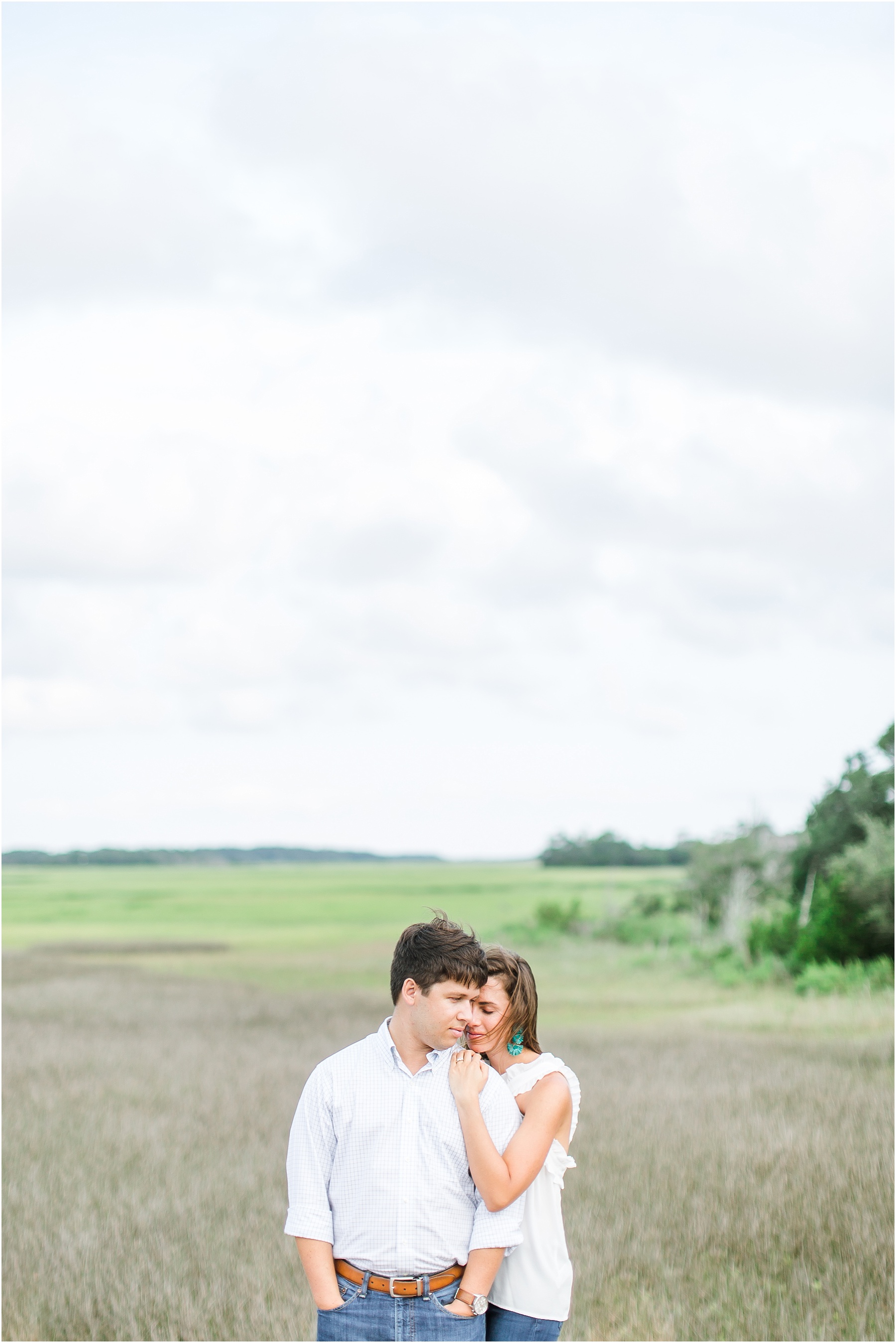 bald head island engagement session