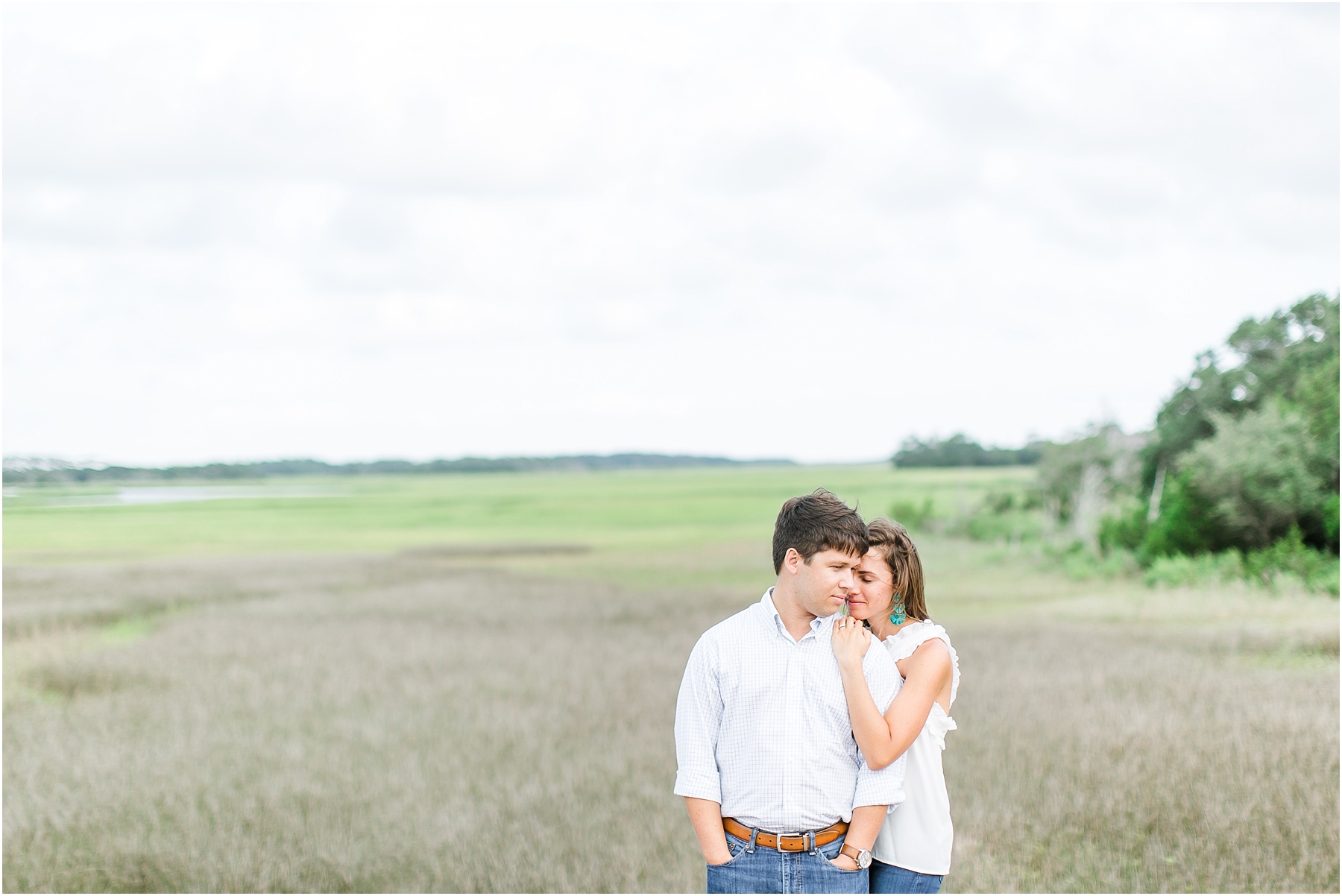 bald head island engagement session