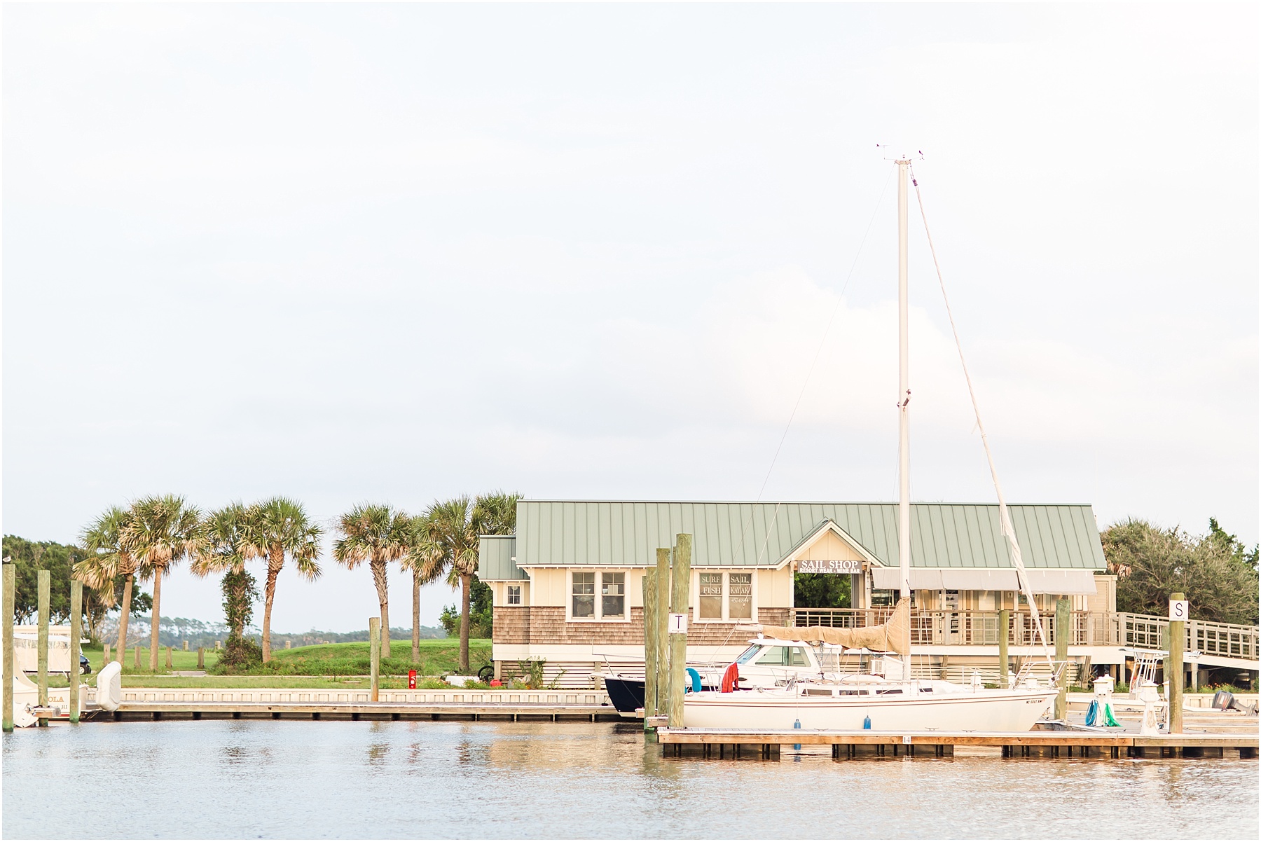 bald head island engagement session