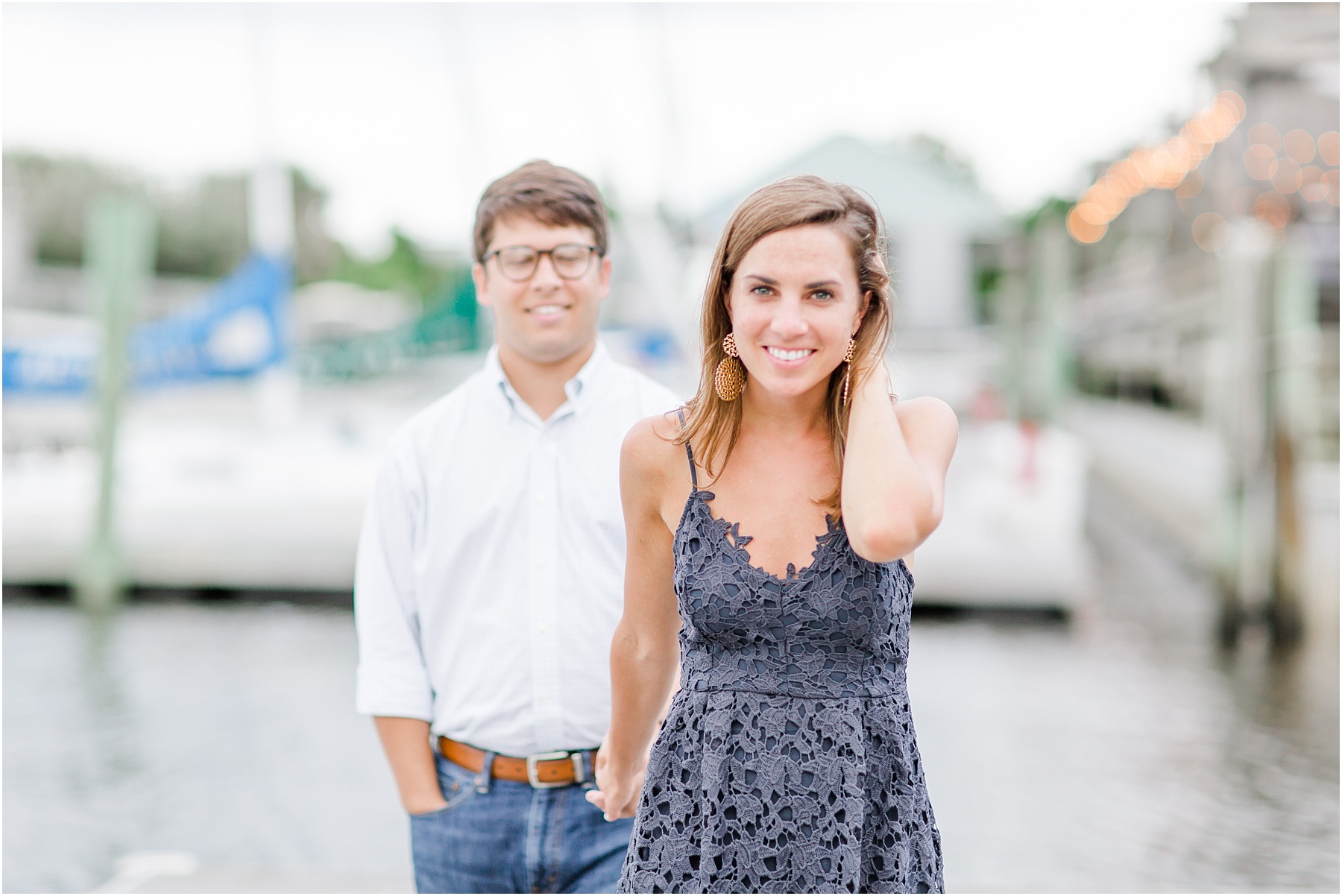 bald head island engagement session