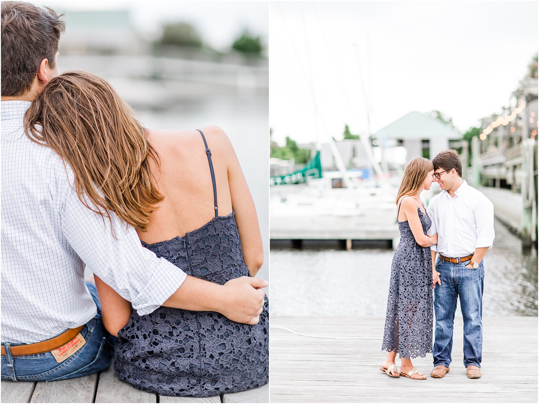 bald head island engagement session