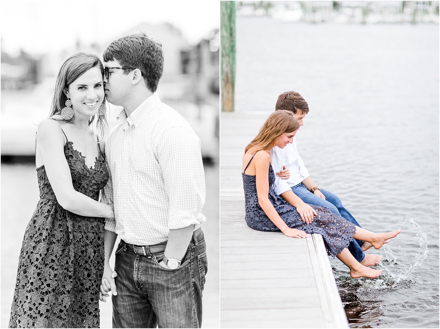 bald head island engagement session