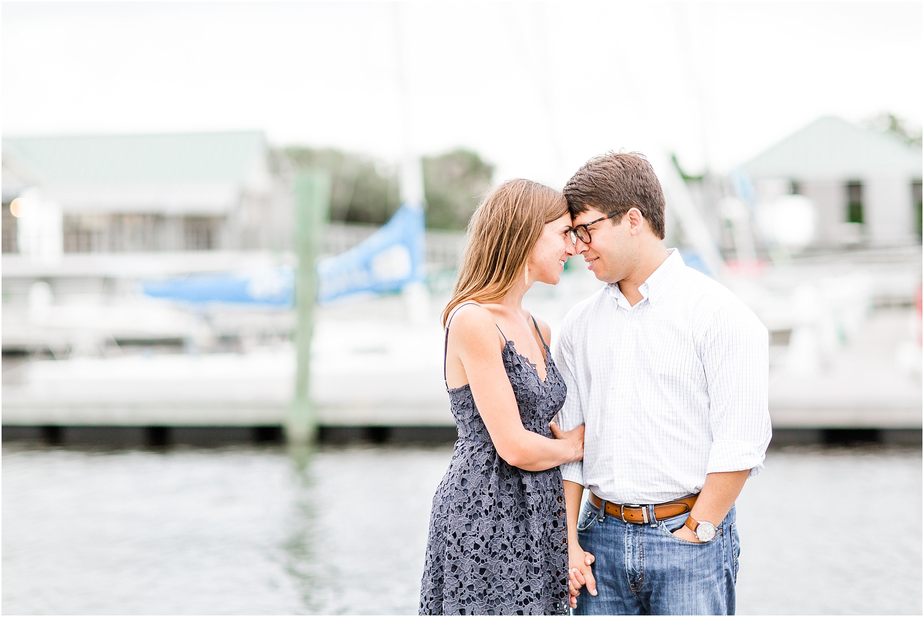 bald head island engagement session