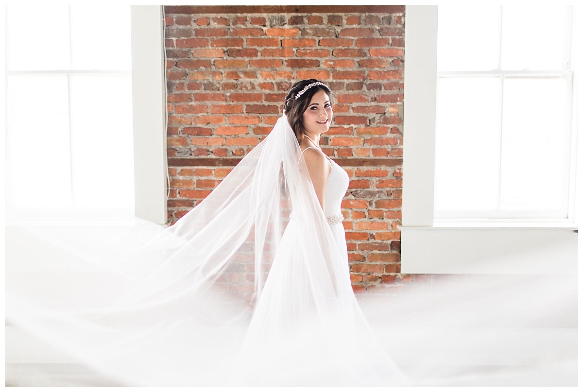 Downtown Wilmington Bridal Portraits